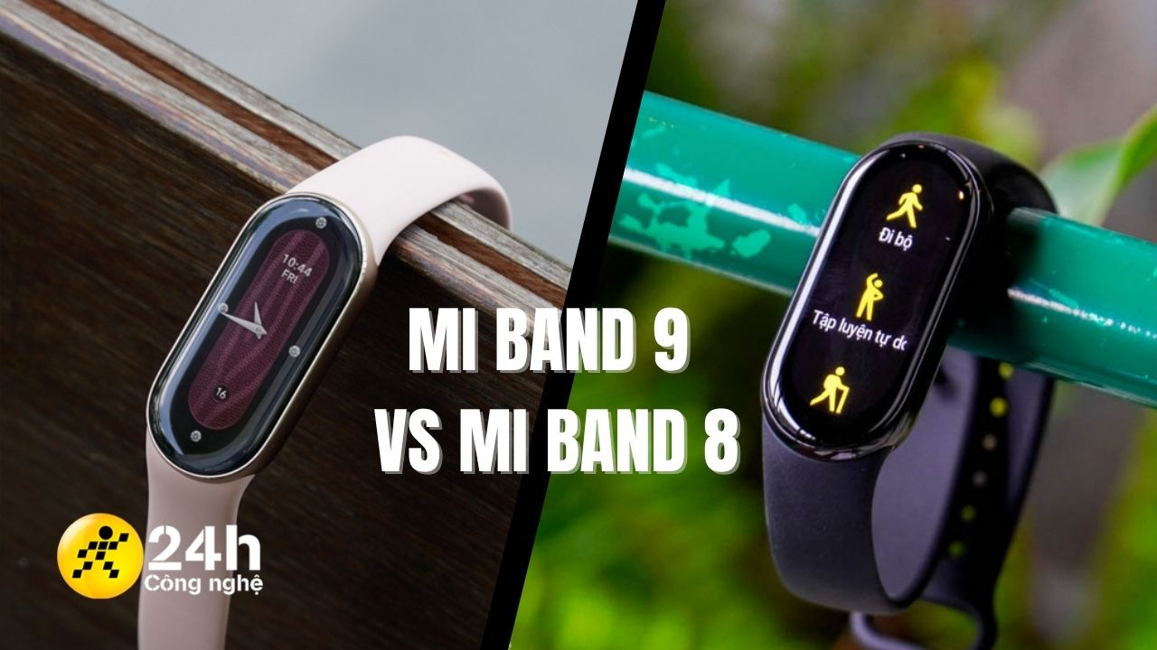 Những điểm khác biệt giữa Mi Band 9 với Mi Band 8